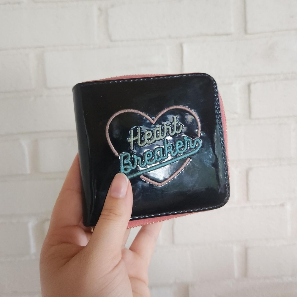 Heart Breaker mini fold wallet